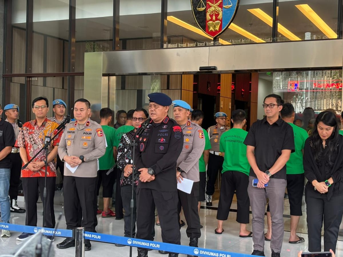 Polri Tetapkan 7 Anggota Brimob dalam Patsus Terkait Kasus Tabrak Ojol