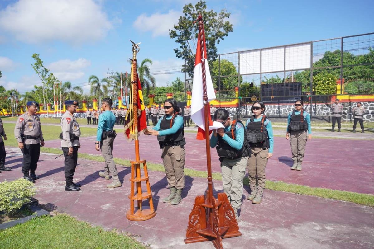 Polwan Terbaik Brimob Kalteng Dikirim ke Ajang Srikandi Brimob Challenge 2025