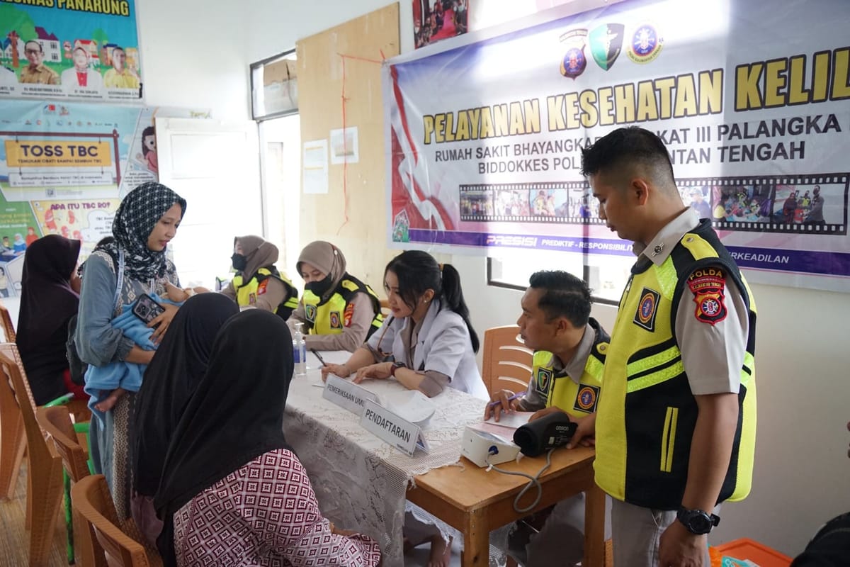 Posyandu Keliling Bhayangkara, Upaya Masif Jangkau Kesehatan Warga