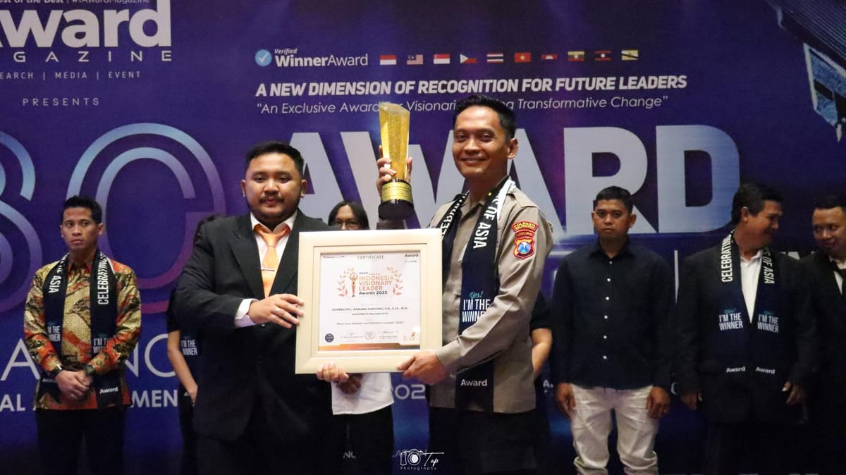 Prestasi Gemilang! Kombes Pol Nanang Haryono Sabet ASEAN Choice Award 2025