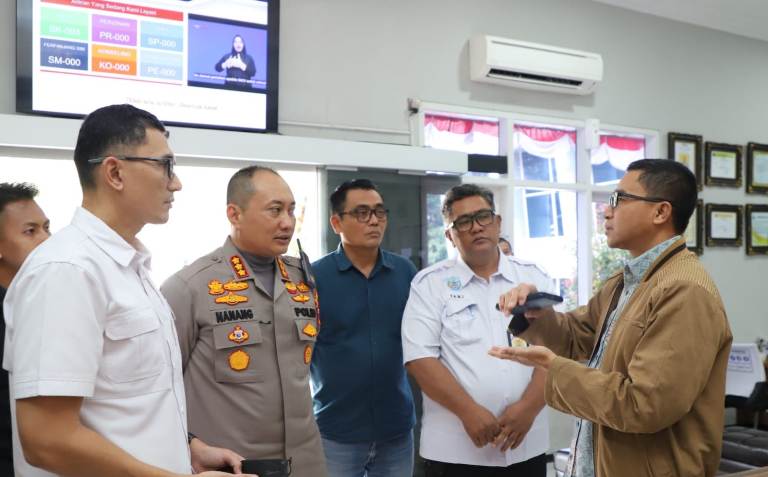 RBP Mabes Polri Tinjau Polresta Malang Kota, Sebut Layanan Sudah Berdampak Positif