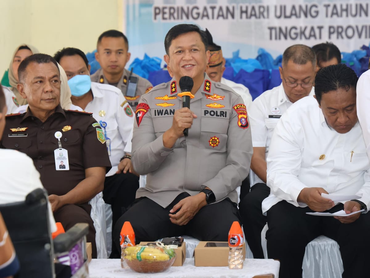 Sambut HUT RI ke-80, Kapolda Kalteng dan Forkopimda Kunjungi Panti Sosial Bina Remaja