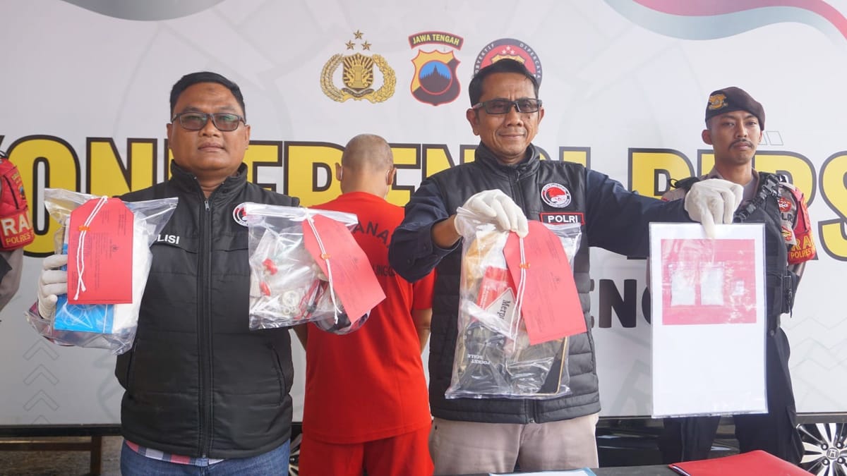 Satresnarkoba Polres Purbalingga Tangkap Warga Kalimanah Jadi Kurir Sabu
