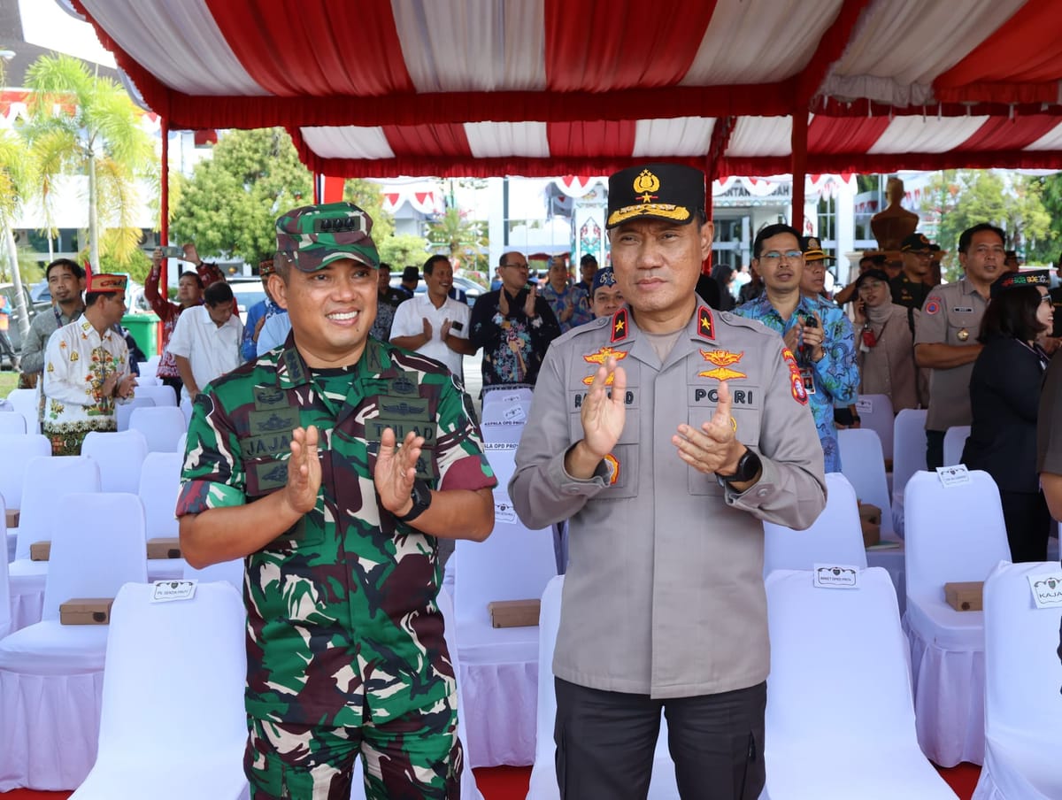 Sinergi Cegah Karhutla, Wakapolda Kalteng Ikuti Apel Kesiapsiagaan di Kantor Gubernur