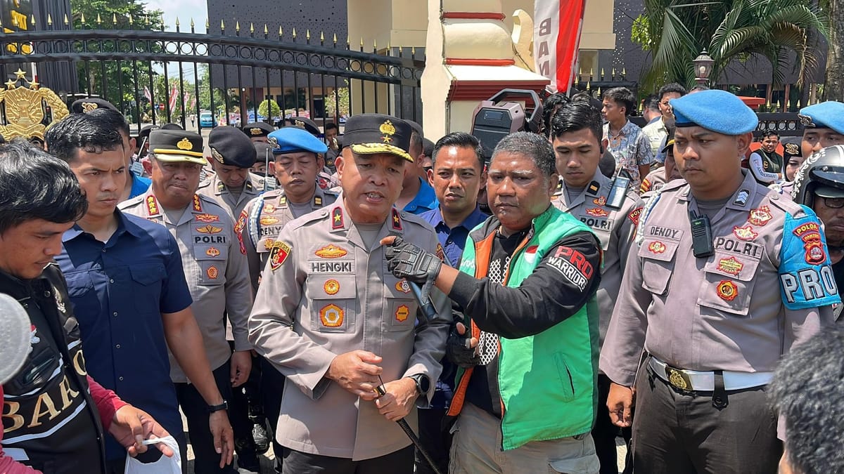 Temui Aksi Ojol, Kapolda Banten Pastikan Proses Hukum Tegas dan Transparan
