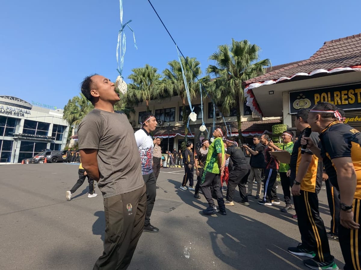 Unik dan Meriah! Polresta Malang Kota Rayakan HUT RI ke-80 dengan Beragam Lomba Tradisional