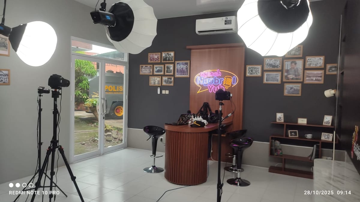 Bangun Ruang Dialog, Polres Kebumen Siapkan Balai Media Center dan Podcast Interaktif