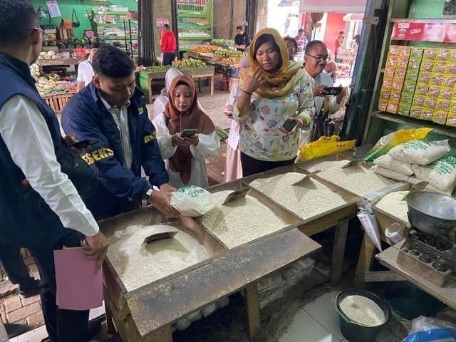Cegah Kenaikan Harga, Satgas Gabungan Gelar Sidak Beras di Banyumas