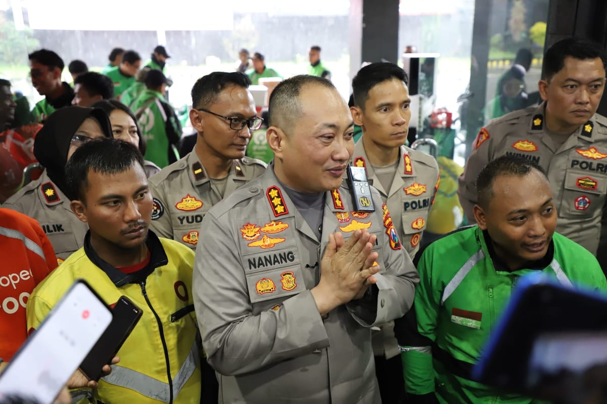 Deklarasi Jogo Malang: Ojol Bersatu Bersama Polresta Malang Kota Cegah Gangguan Kamtibmas