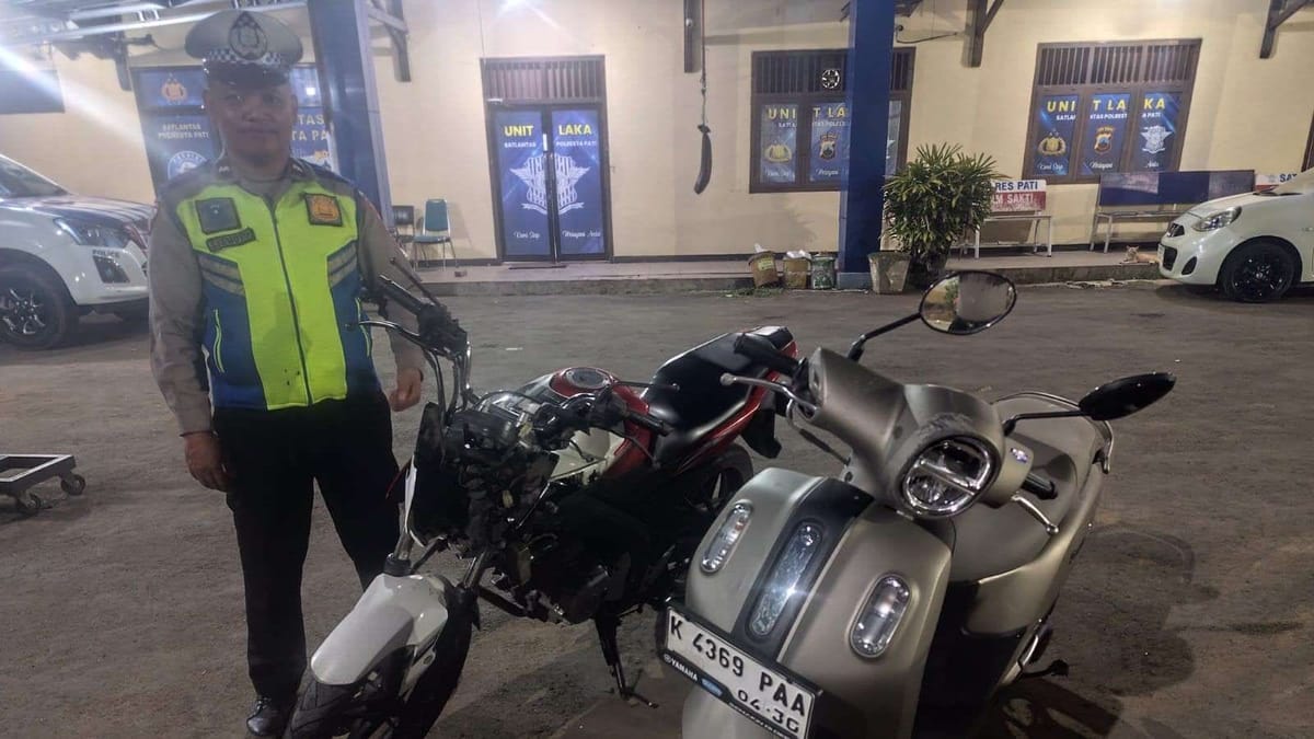 Dua Pemotor Alami Luka Serius dalam Kecelakaan di Jalan Pati-Kudus