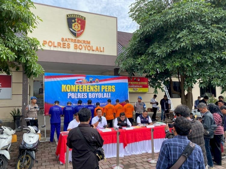 Empat Kasus Menonjol Berhasil Diungkap Polres Boyolali