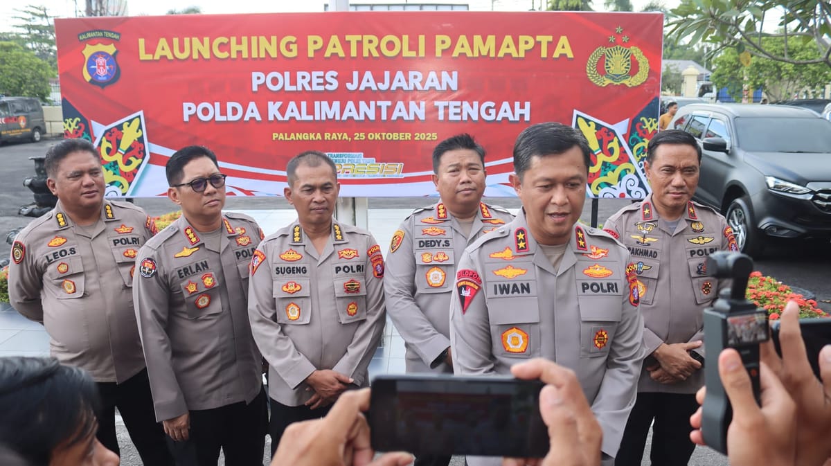 Jajaran Polres dan Polresta Kalteng Ikuti Bimtek Pamapta yang Dipimpin Kapolda dan PJU