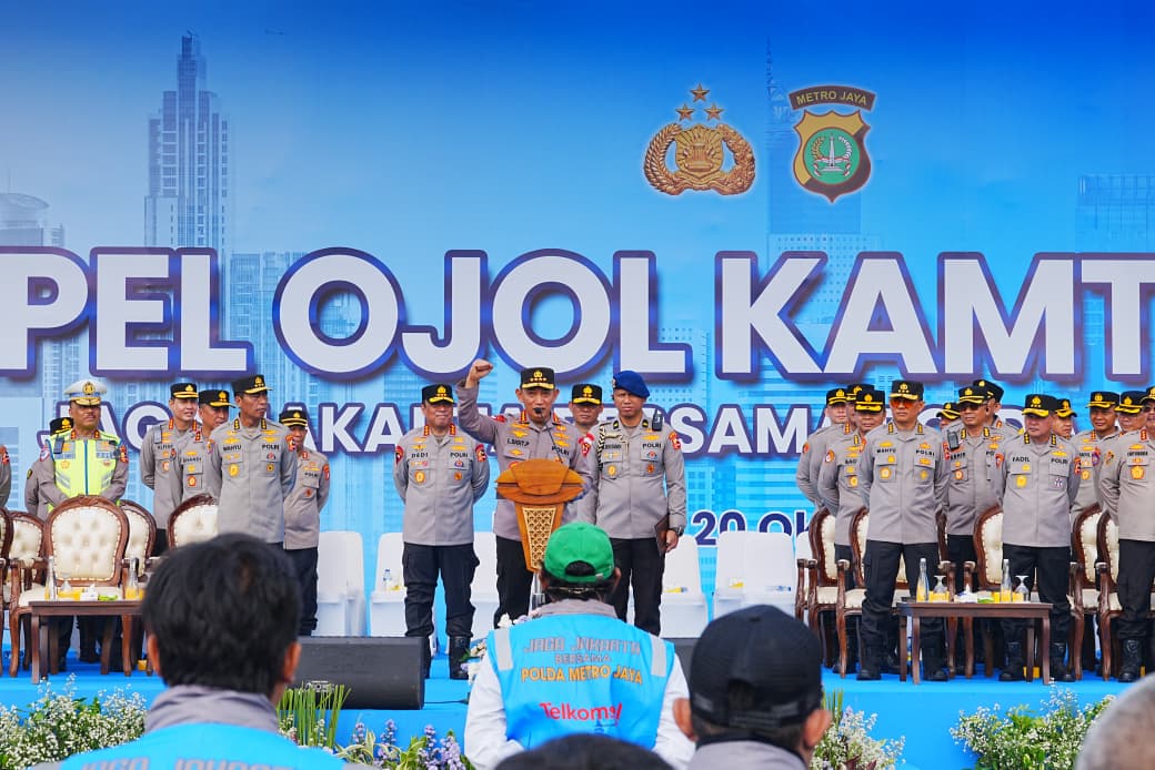 Kapolri Ajak Ojek Online Jadi Mitra Strategis Polri Saat Apel Ojol Kamtibmas