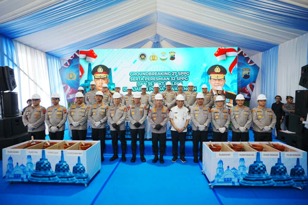 Kapolri Resmikan 35 SPKT Polres di Polda Jateng sebagai Wujud Komitmen Pelayanan Prima