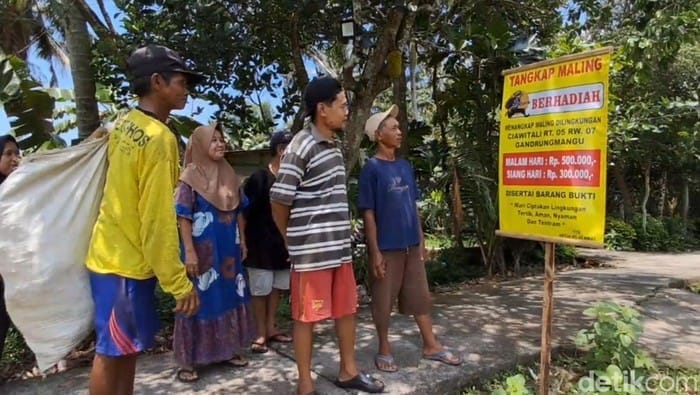 Kesal Sering Kemalingan, Warga Gandrungmangu Cilacap Gelar Sayembara Tangkap Maling