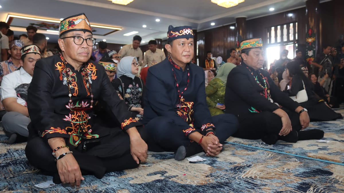Pemenuhan Hukum Adat Putra Gubernur, Kapolda Kalteng Tekankan Nilai Filosofi dan Kearifan Lokal Dayak