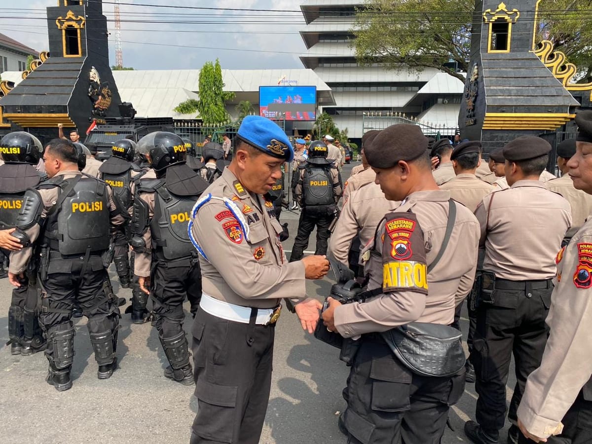 Pengamanan Unra Diawasi Ketat, Bidpropam Polda Jateng Pastikan Personel Tak Bawa Senpi