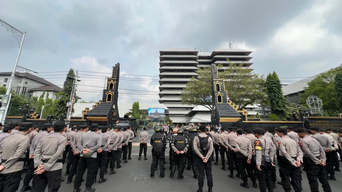 Polda Jateng Siap Amankan Aksi Unra Evaluasi 1 Tahun Pemerintahan Prabowo-Gibran Secara Humanis