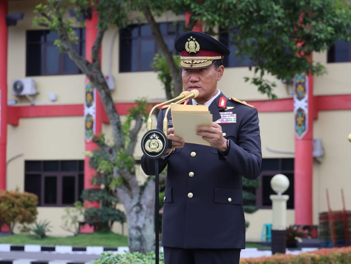 Polda Kalteng Peringati Hari Sumpah Pemuda ke-97 Lewat Upacara Bendera