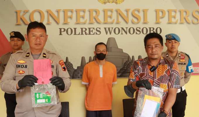 Polisi Tangkap Residivis Narkoba di Wonosobo, Ditemukan Barang Bukti Sabu