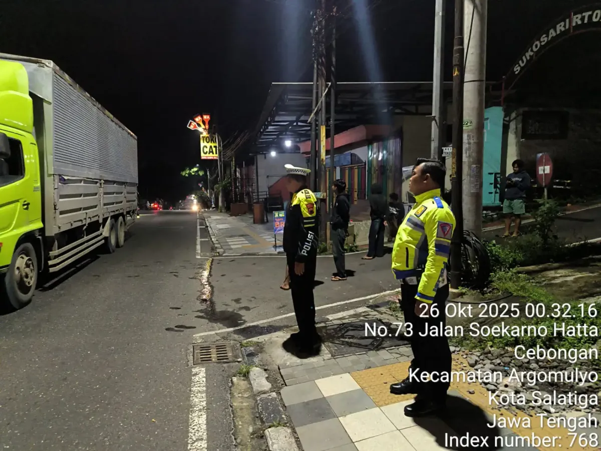 Polres Salatiga Bubarkan Aksi Balap Liar di Jalan Soekarno-Hatta
