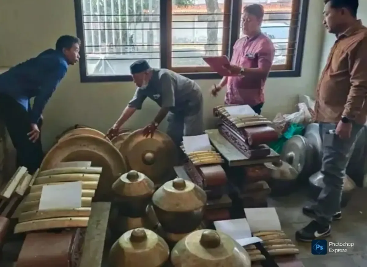 Polres Sragen Tangkap Seniman Solo yang Gelapkan Satu Set Gamelan