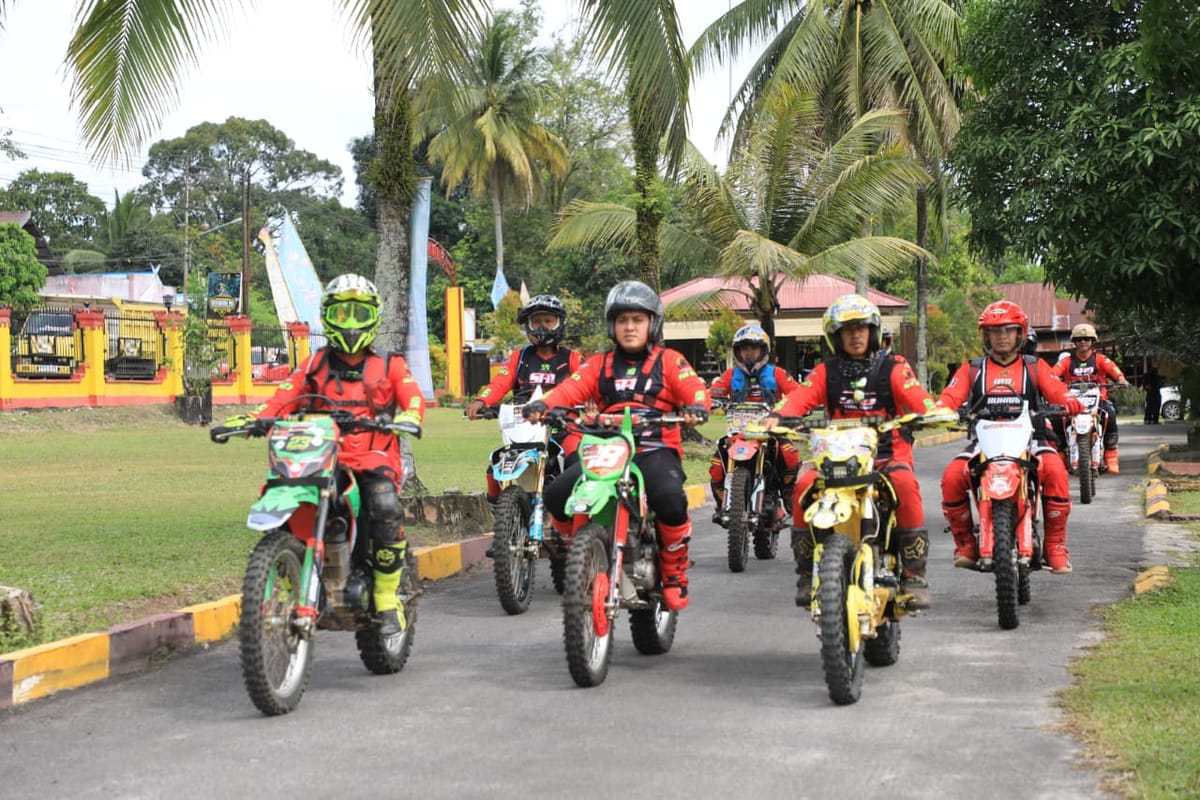 Rayakan HUT ke-80, Brimob Kalteng Ajak 600 Raider Jelajahi Alam Tangkiling