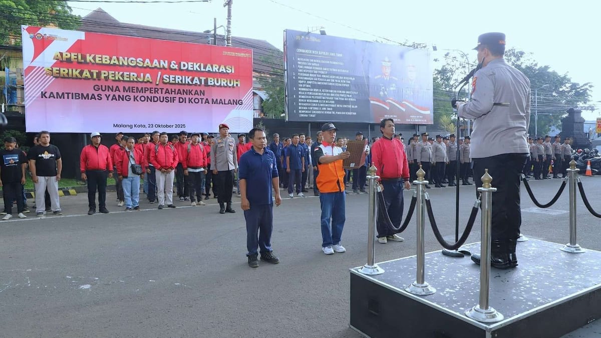 Semangat Persatuan, Kapolresta Makota Pimpin Apel Akbar Kebangsaan
