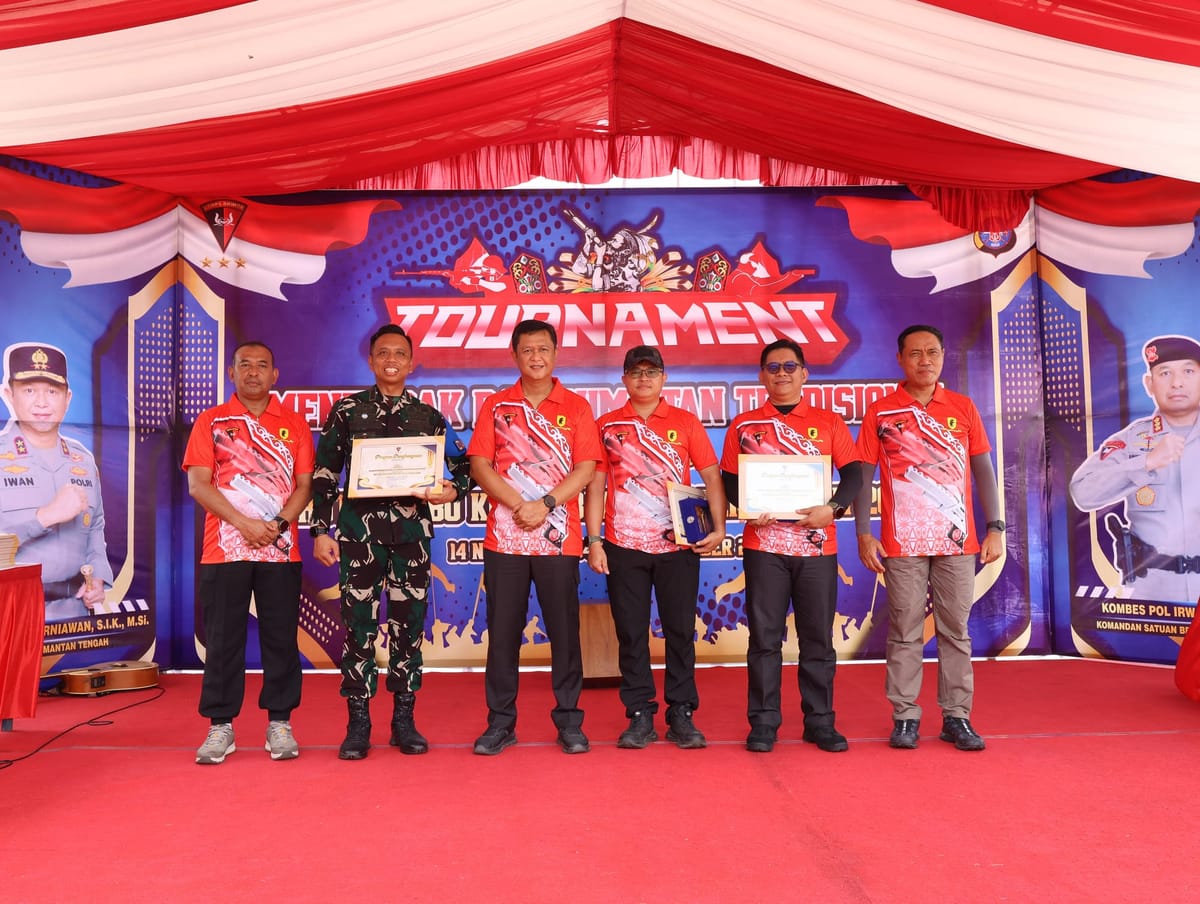 Semarak HUT Brimob ke-80, Kapolda Kalteng Buka Lomba Menembak dan Menyumpit Bernuansa Budaya Dayak