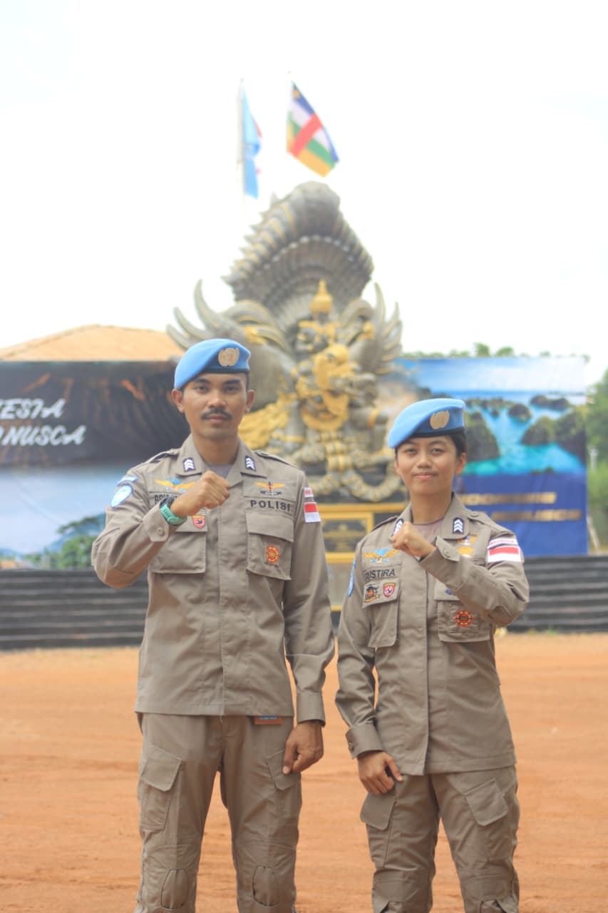 Serving For Peace : Brimob Kalteng Tegakkan Kemanusiaan Di Bumi Afrika