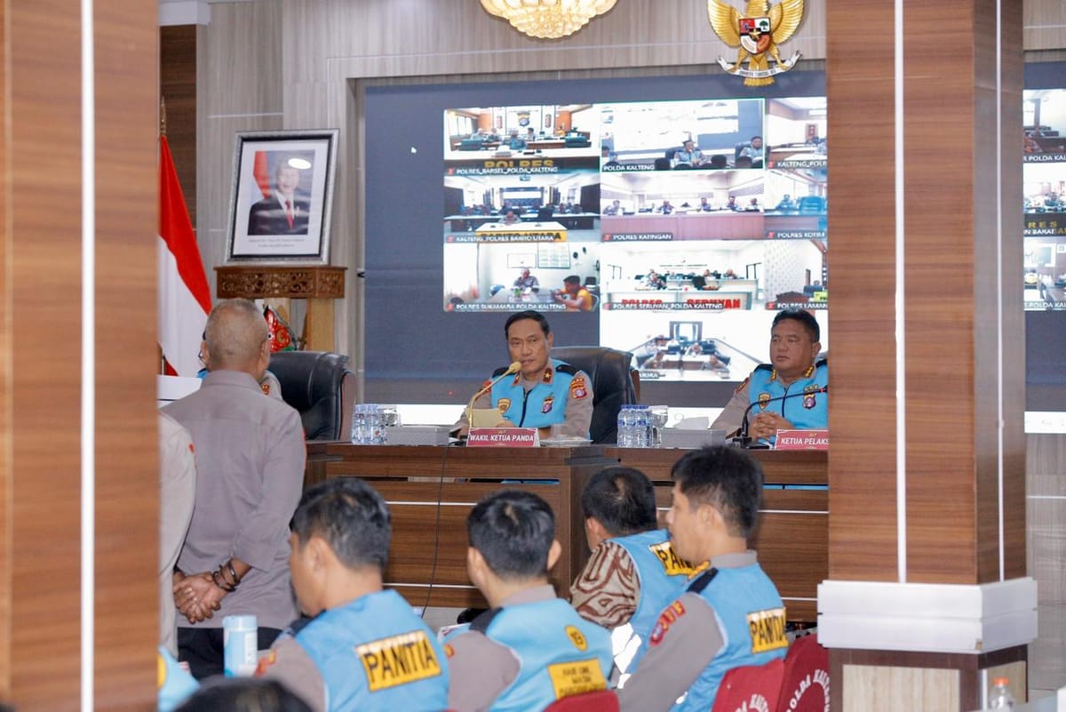 Sidang Kelulusan PAG dan SBP di Polda Kalteng, 77 Peserta Dinyatakan Lulus Terpilih