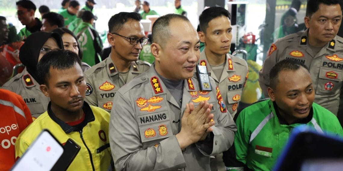 Sinergi Polresta Malang Kota dan Driver Ojol, Bersama Jaga Keamanan Kota