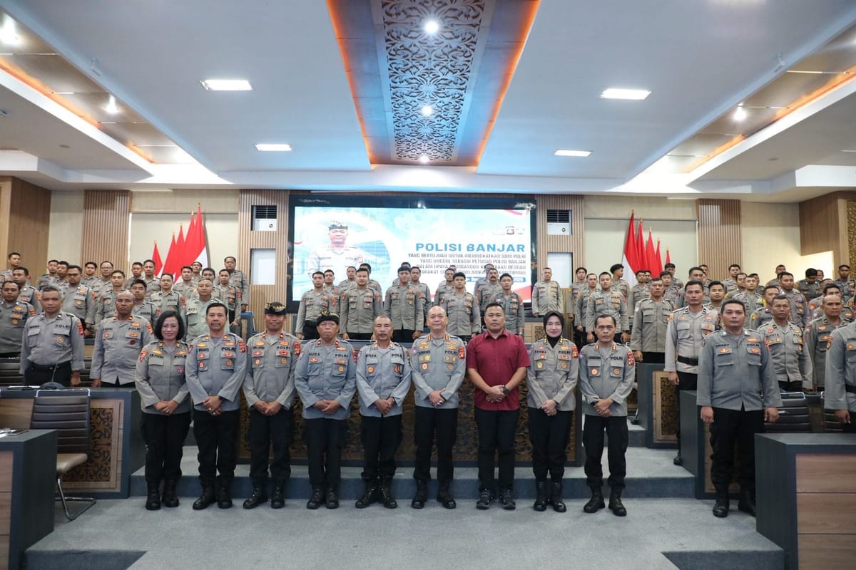 Tingkatkan SDM Polri Yang Unggul, Polda Bali Gelar Pelatihan Polisi Banjar