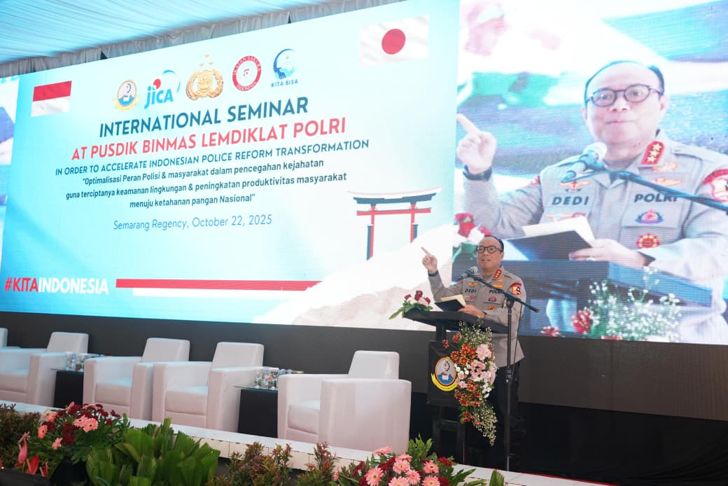 Wakapolri Bicara Pembenahan Profesionalisme-Akuntabilitas di Seminar Internasional