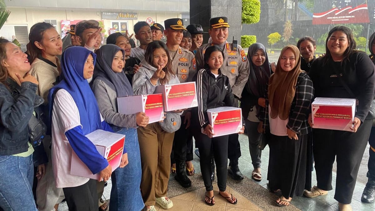 Wujudkan Keamanan dan Persatuan, Polresta Makota Laksanakan Apel Kebangsaan Bersama Buruh