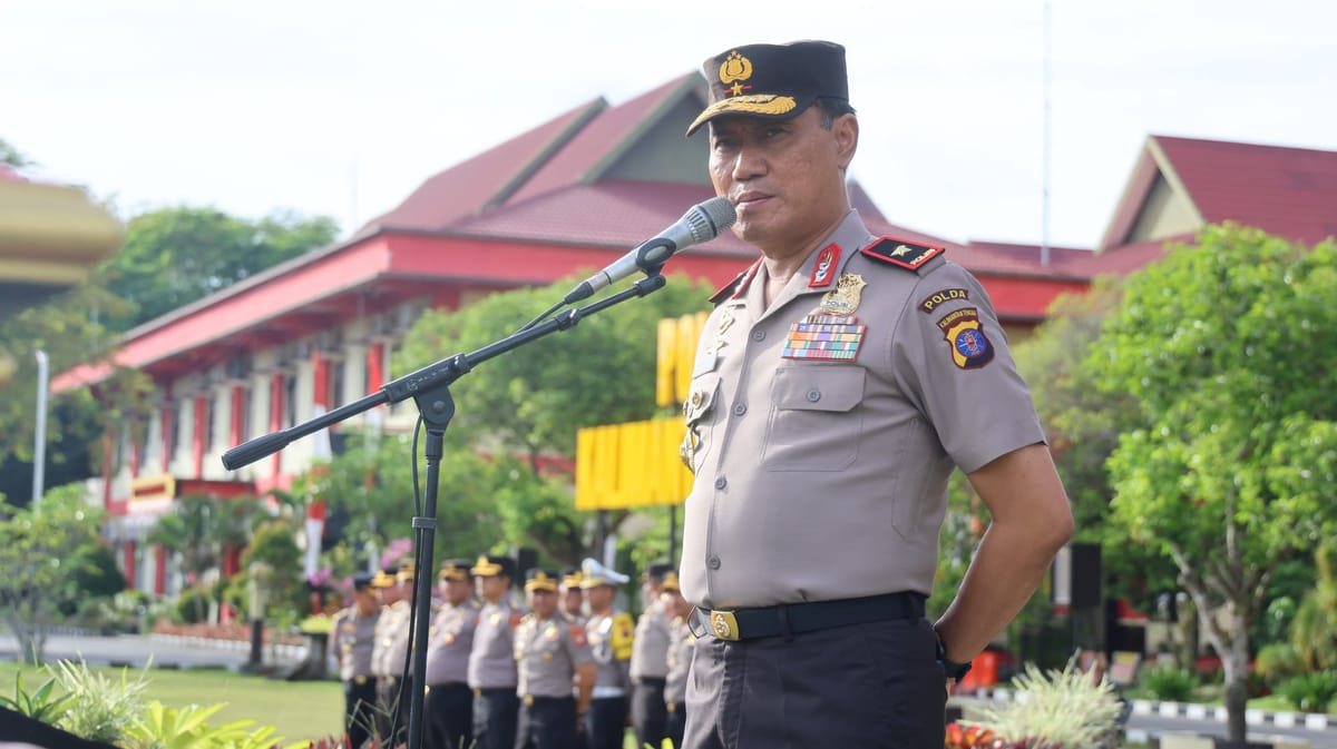 Apel Pagi Polda Kalteng: Wakapolda Ingatkan Anggota untuk Jauhi Gaya Hidup Hedon