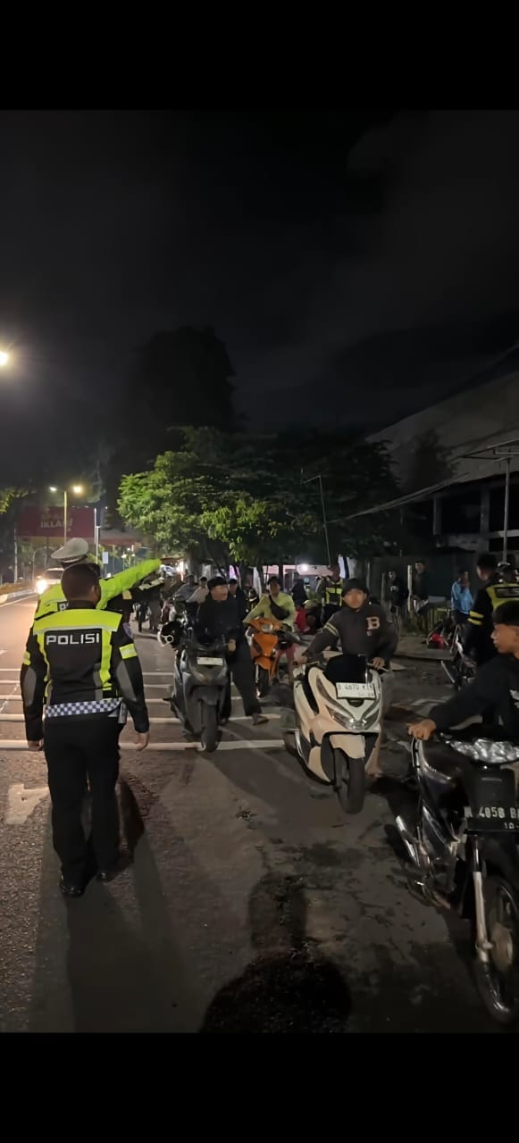 Cegah Balap Liar, Polresta Malang Kota Amankan 111 Motor Saat Patroli Blue Light