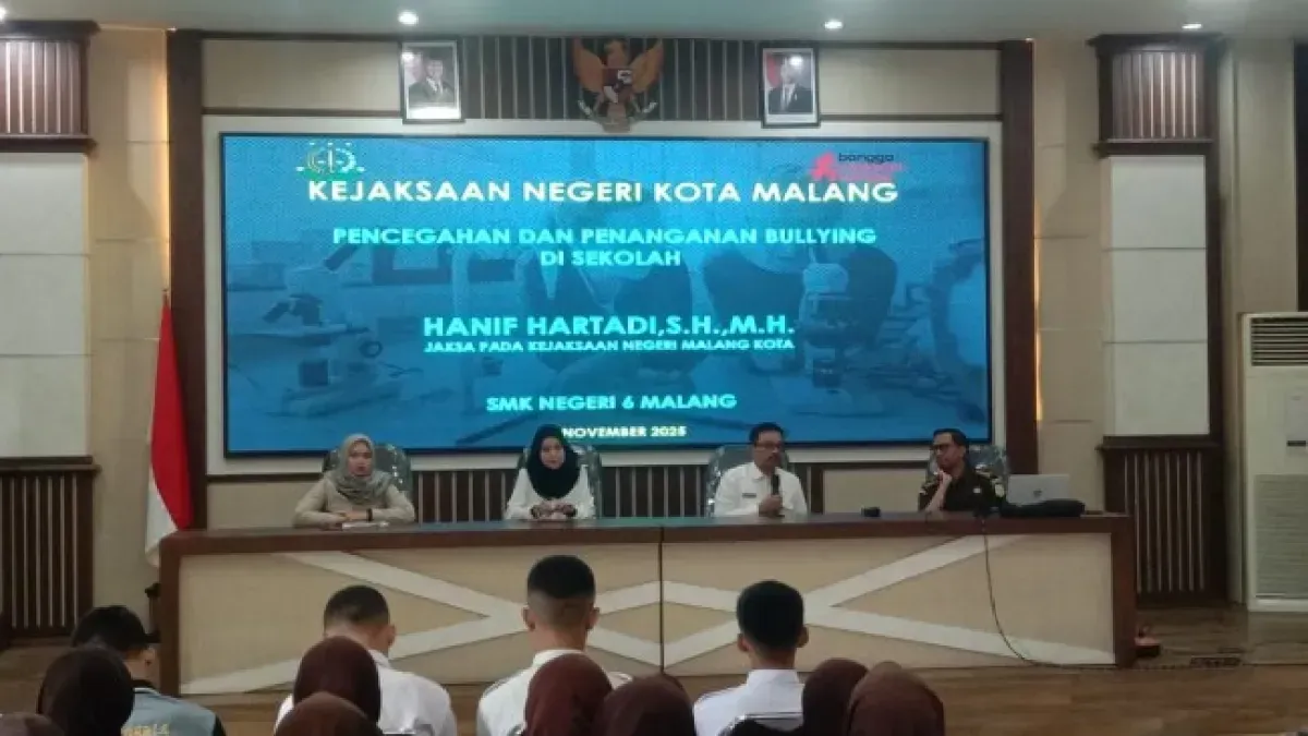 Cegah Kekerasan di Sekolah, Dinsos-P3AP2KB Kota Malang Roadshow Anti-Bullying Bareng APH