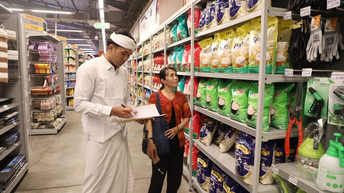 Cegah Lonjakan Harga, Satgas Pangan Polda Bali Gelar Pemantauan Beras di Momentum Galungan