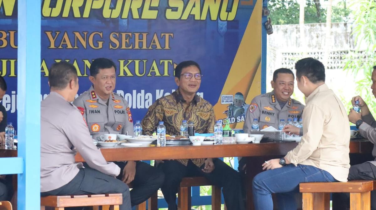 Diskusi Santai Bersama Sekjen Kemenkumham RI, Kapolda Kalteng Beri Dukungan Terhadap Penguatan Posbankum
