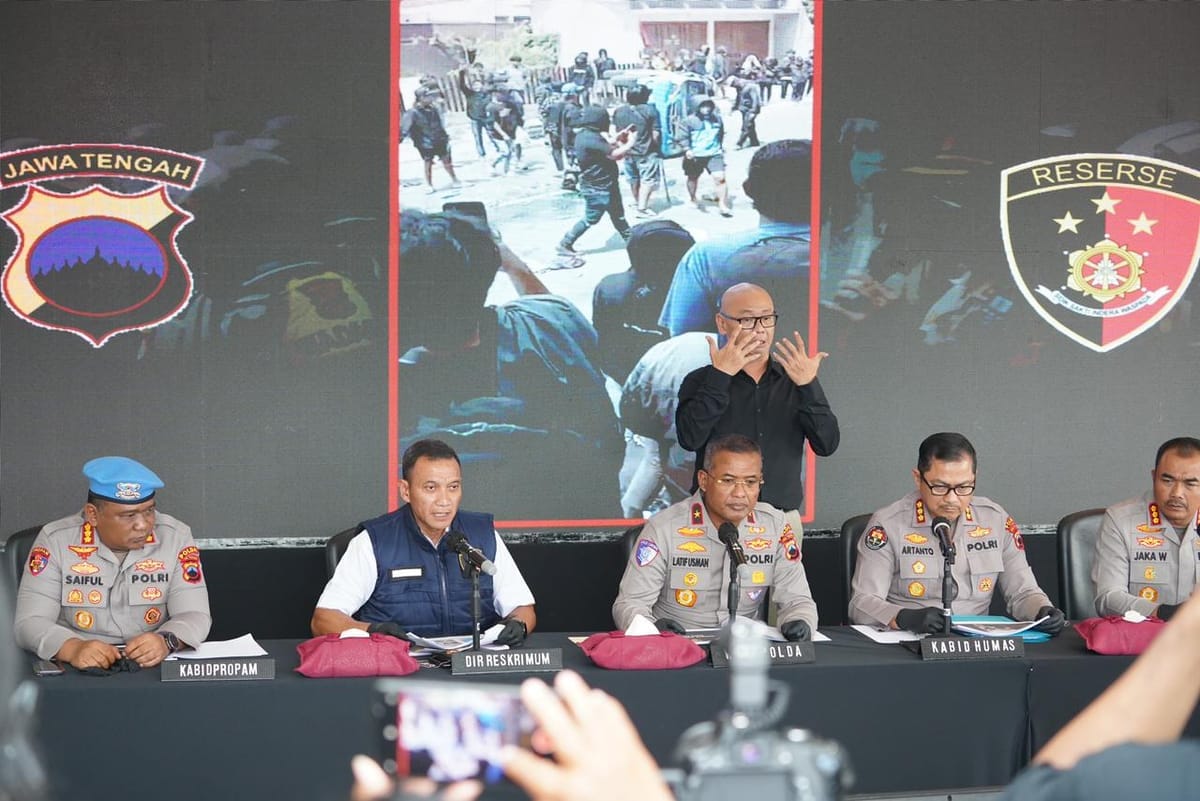 Enam Pelaku Aksi Anarkis di Pati Ditangkap, Polda Jateng Tegaskan Proses Hukum Berjalan Tanpa Toleransi