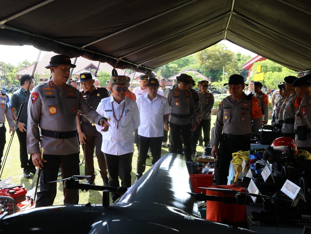 Kapolda Kalteng Pimpin Apel Siaga, 2.850 Personel Disiapkan Hadapi Potensi Bencana di Kalimantan Tengah
