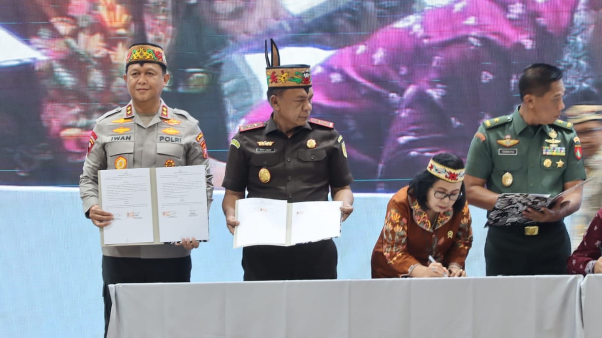 Kapolda Kalteng Teken PKS Bersama Kemenkumham, Wujudkan Akses Keadilan Lebih Terjamin