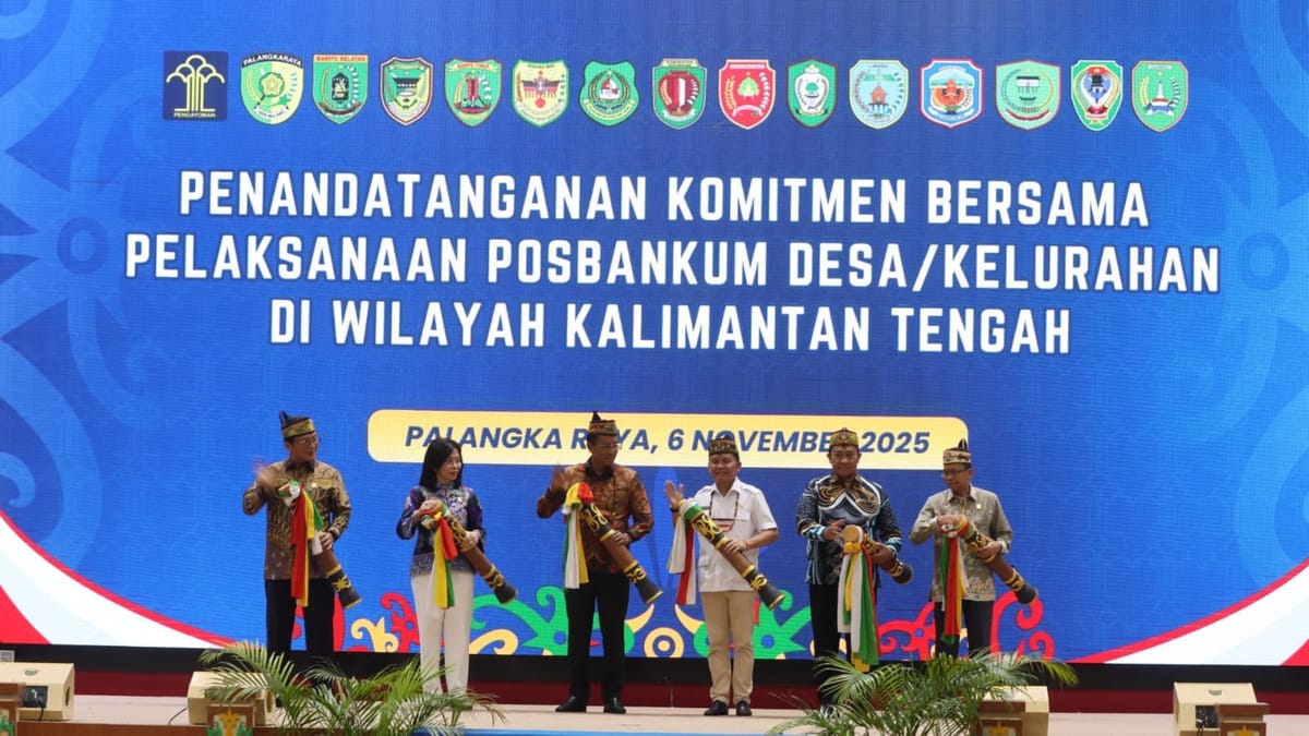 Kapolda Kalteng dan Kemenkumham Sepakat Perkuat Posbankum, Dorong Pemerataan Akses Hukum di Daerah