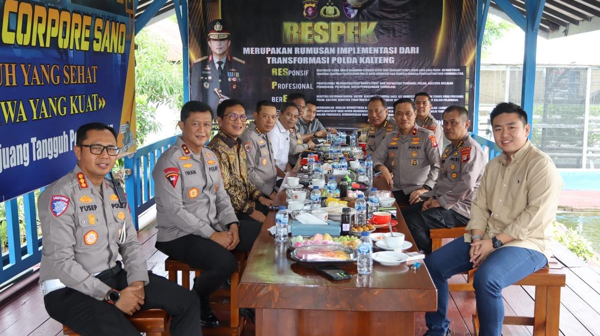 Kapolda Kalteng dan Sekjen Kemenkumham RI Bahas Penguatan Posbankum untuk Akses Hukum Berkeadilan di Daerah
