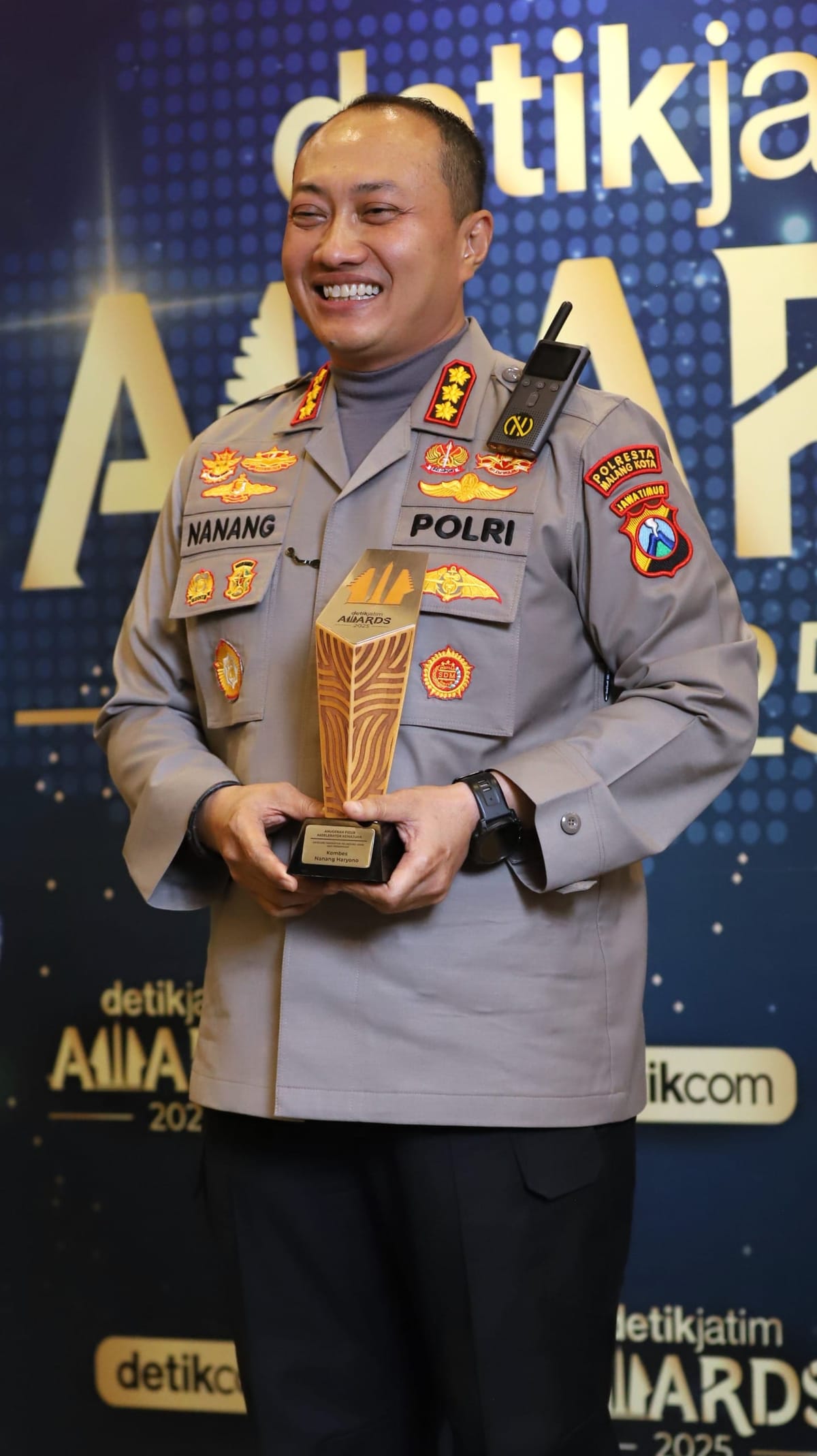 Kapolresta Malang Raih Penghargaan Figur Inspirator Perlindungan Anak & Perempuan Lagi!