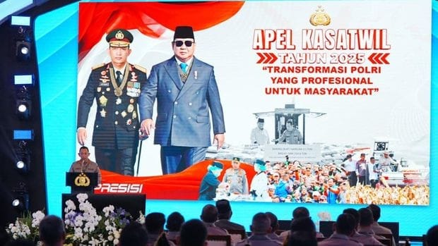 Kapolri Buka Apel Kasatwil Polri 2025, Tegaskan Penyelarasan Visi dengan Kebijakan Pemerintah