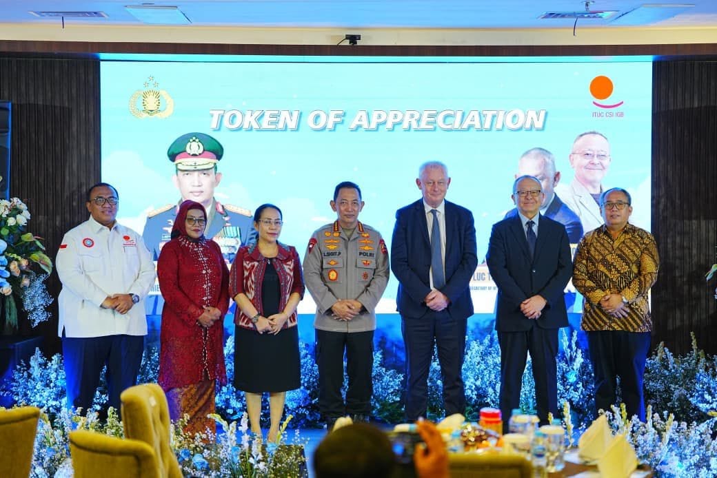 Kapolri Sambut Sekjen ITUC: Perkuat Perlindungan dan Kesejahteraan Buruh di Indonesia
