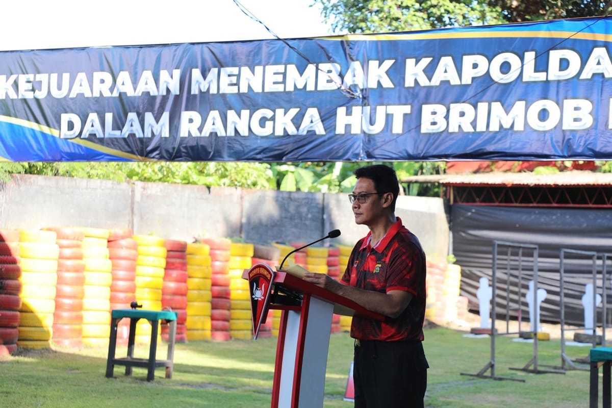 Kejuaraan Menembak Kapolda Bali Cup Meriahkan HUT Brimob Polri ke-80