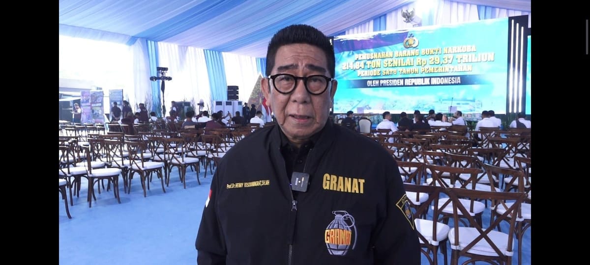 Ketua Umum DPP GRANAT Apresiasi Polri Berhasil Ungkap dan Musnahkan Barang Bukti Narkoba
